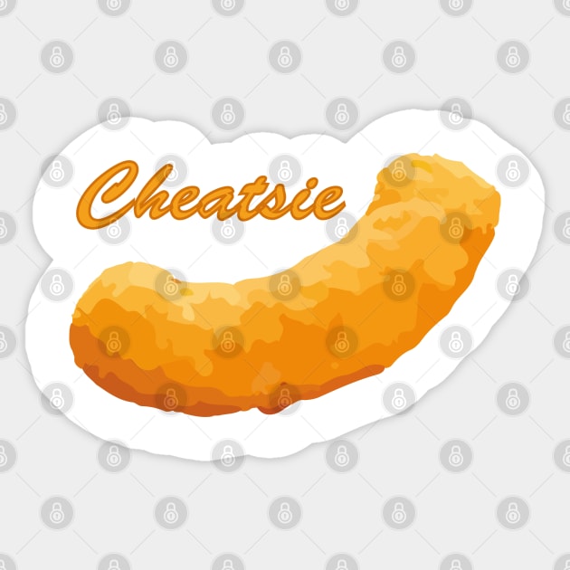 Cheatsie Doodle Sticker by dflynndesigns